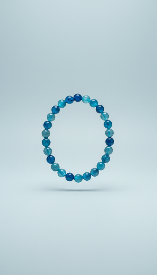 Pulseira de Turmalina Azul Natural