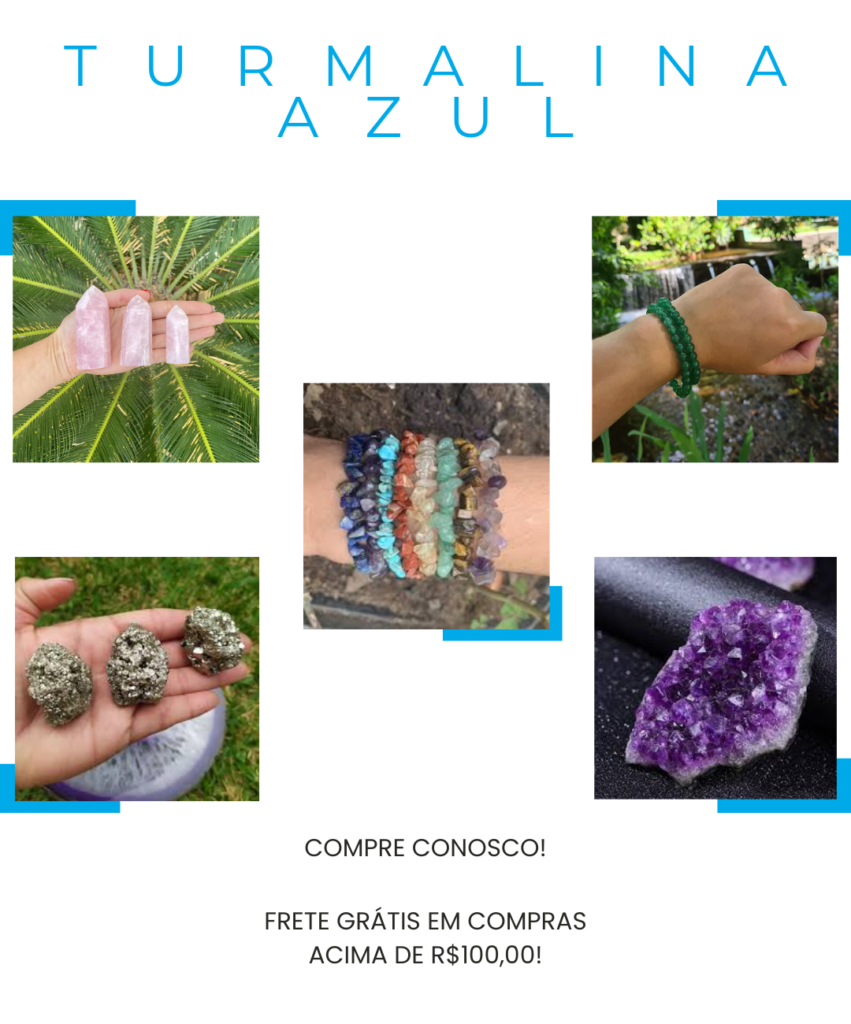 Banner da loja Turmalina Azul versão de celular